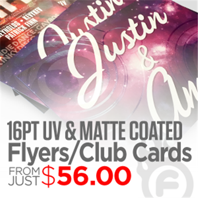 16pt Flyers / Club Cards
