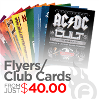 Flyers / Club Cards (RUSH)